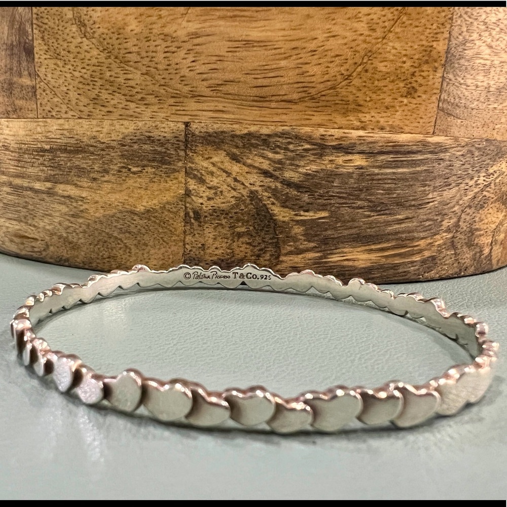 Tiffany & Co Picasso Loving Heart Bangle Bracelet